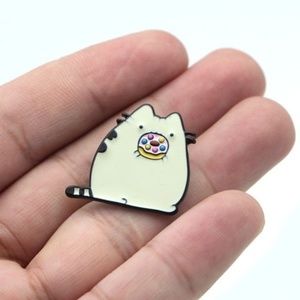 I Am Pusheen the Cat Enamel Pin Brooch Badge
